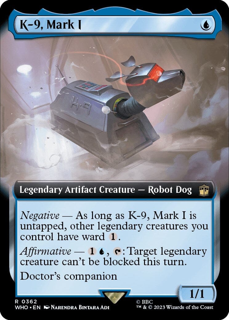 K-9, Mark I (Extended Art) [Doctor Who] MTG Single Magic: The Gathering  | Multizone: Comics And Games