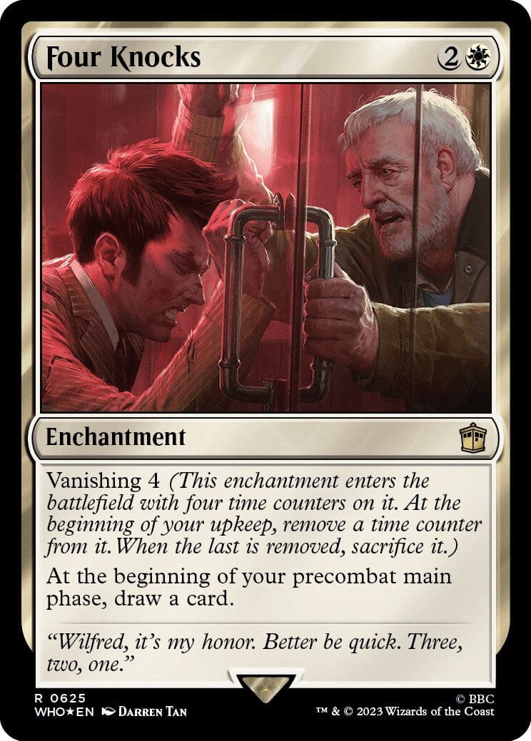 Four Knocks (Surge Foil) [Doctor Who] MTG Single Magic: The Gathering  | Multizone: Comics And Games