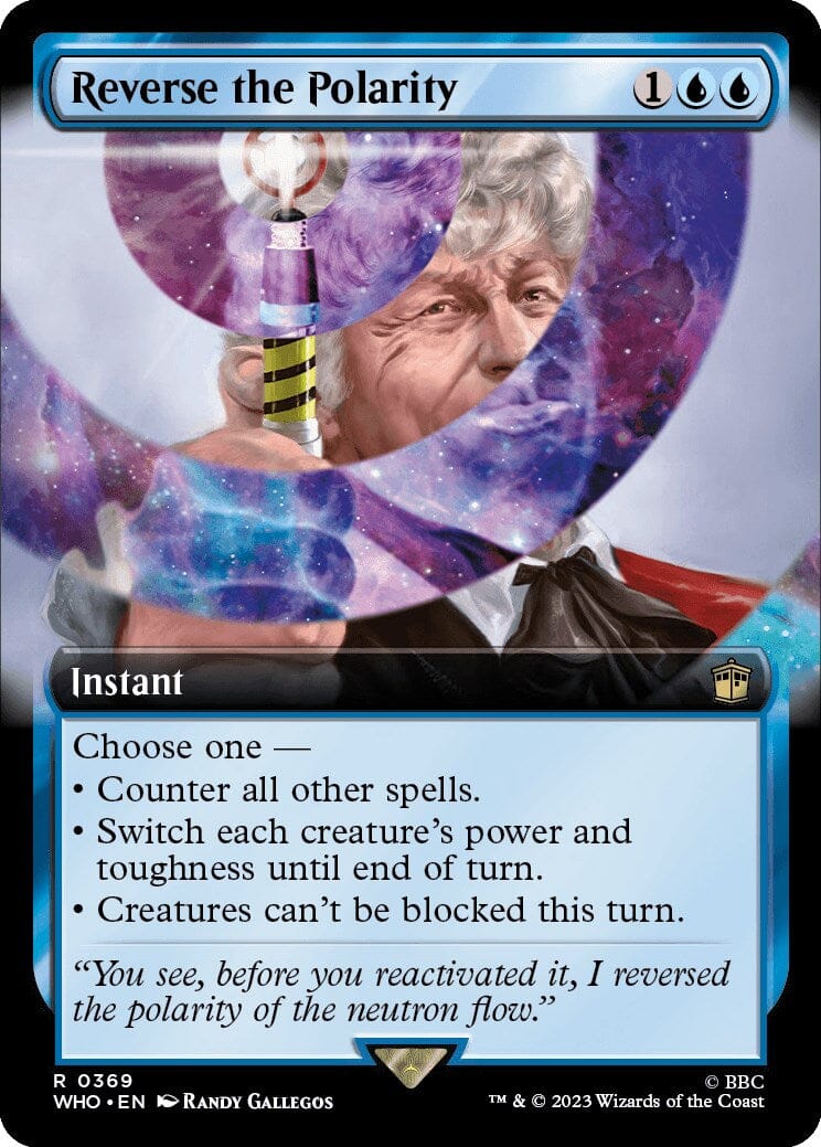 Reverse the Polarity (Extended Art) [Doctor Who] MTG Single Magic: The Gathering  | Multizone: Comics And Games