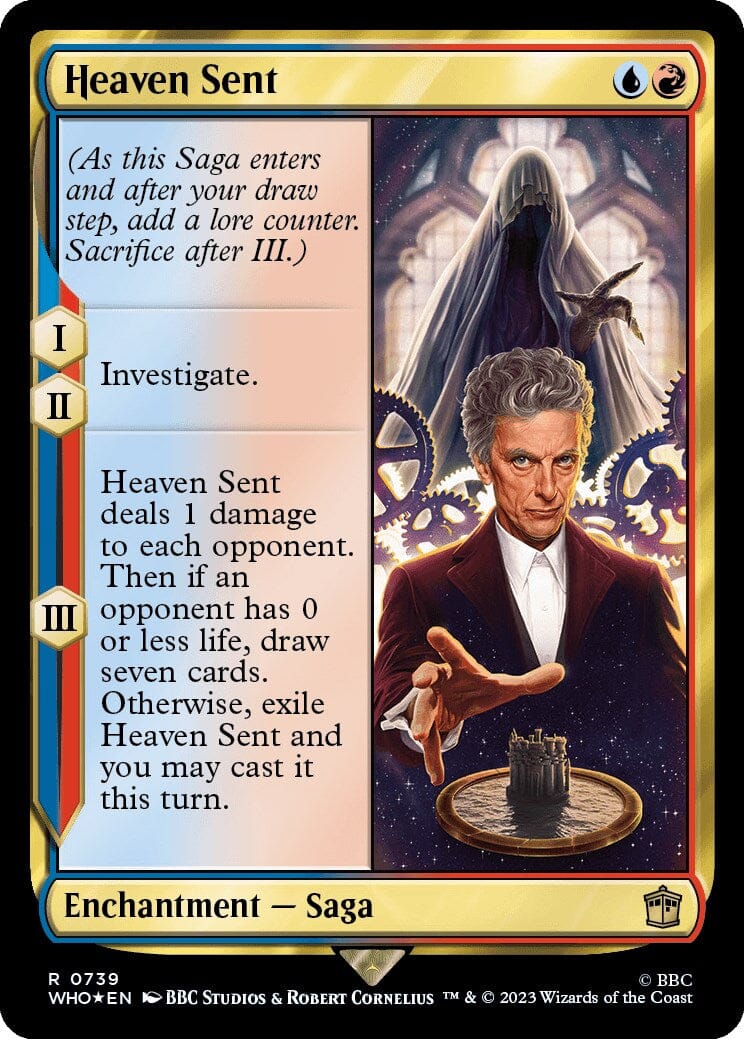 Heaven Sent (Surge Foil) [Doctor Who] MTG Single Magic: The Gathering  | Multizone: Comics And Games