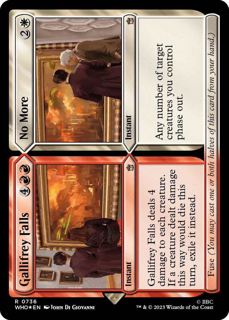 Gallifrey Falls // No More (Surge Foil) [Doctor Who] MTG Single Magic: The Gathering  | Multizone: Comics And Games