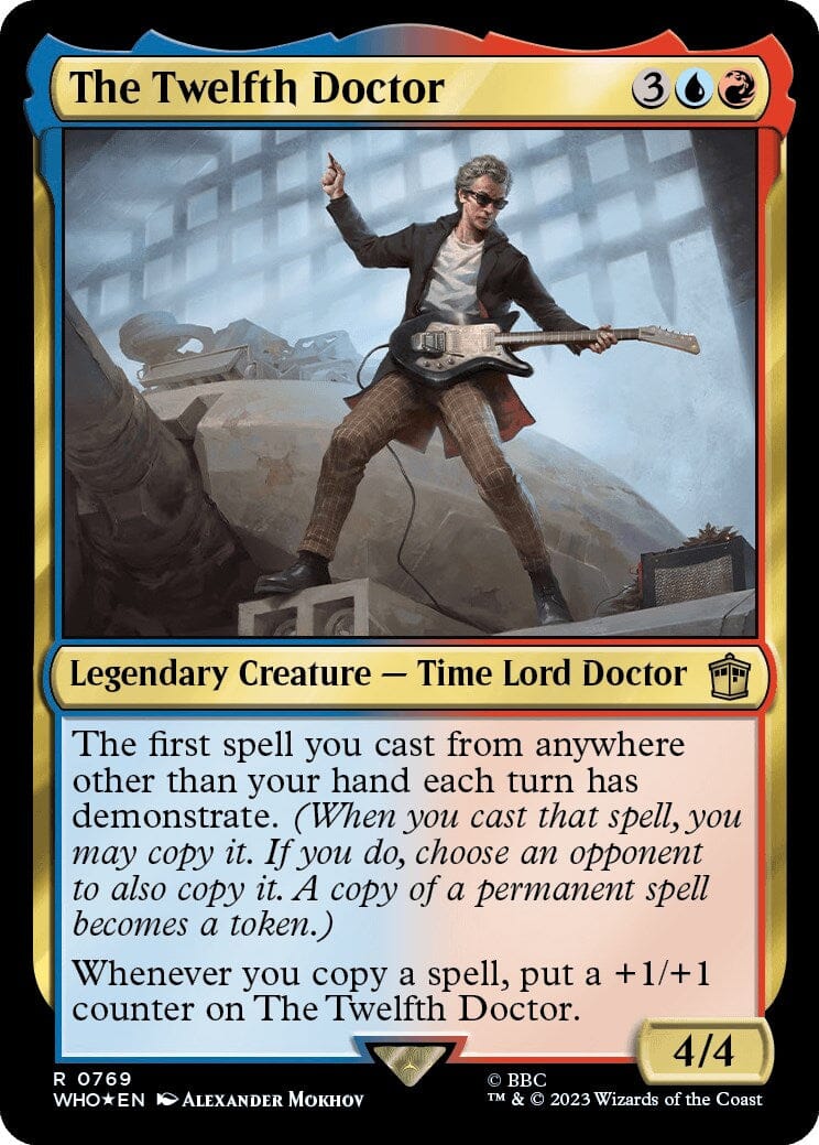 The Twelfth Doctor (Surge Foil) [Doctor Who] MTG Single Magic: The Gathering  | Multizone: Comics And Games