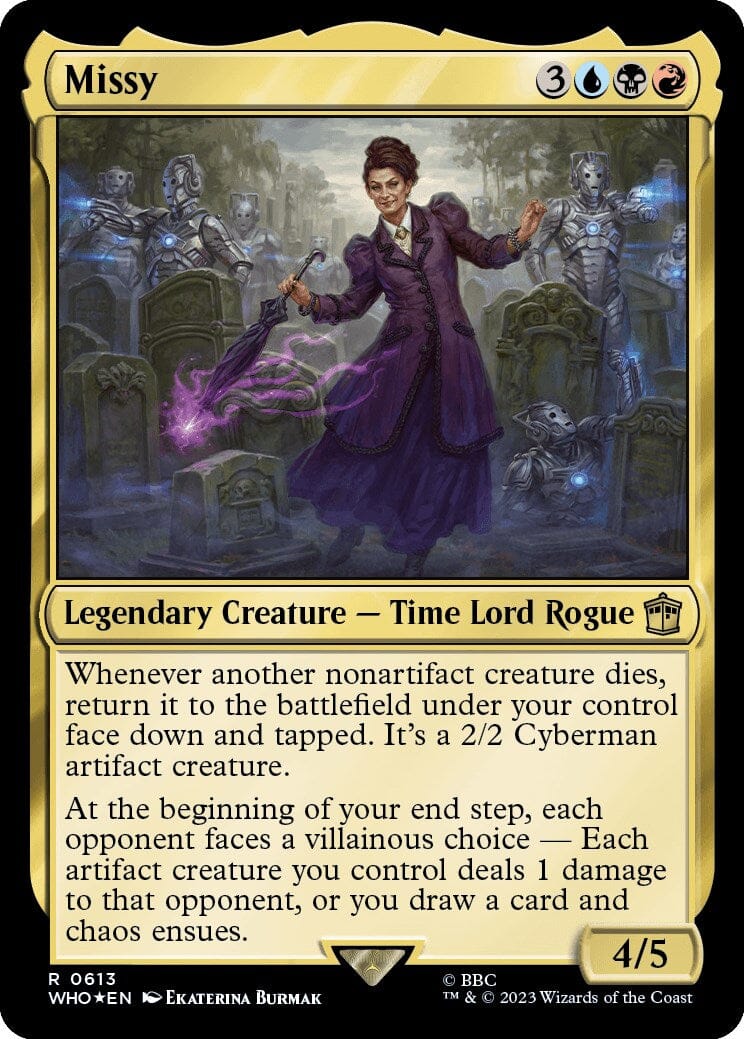 Missy (Surge Foil) [Doctor Who] MTG Single Magic: The Gathering  | Multizone: Comics And Games