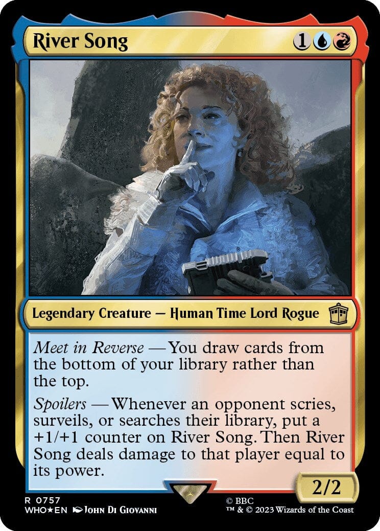 River Song (Surge Foil) [Doctor Who] MTG Single Magic: The Gathering  | Multizone: Comics And Games