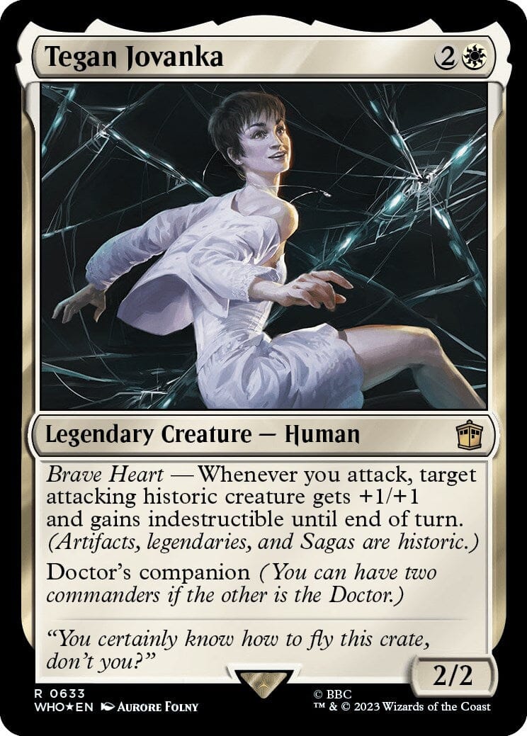 Tegan Jovanka (Surge Foil) [Doctor Who] MTG Single Magic: The Gathering  | Multizone: Comics And Games