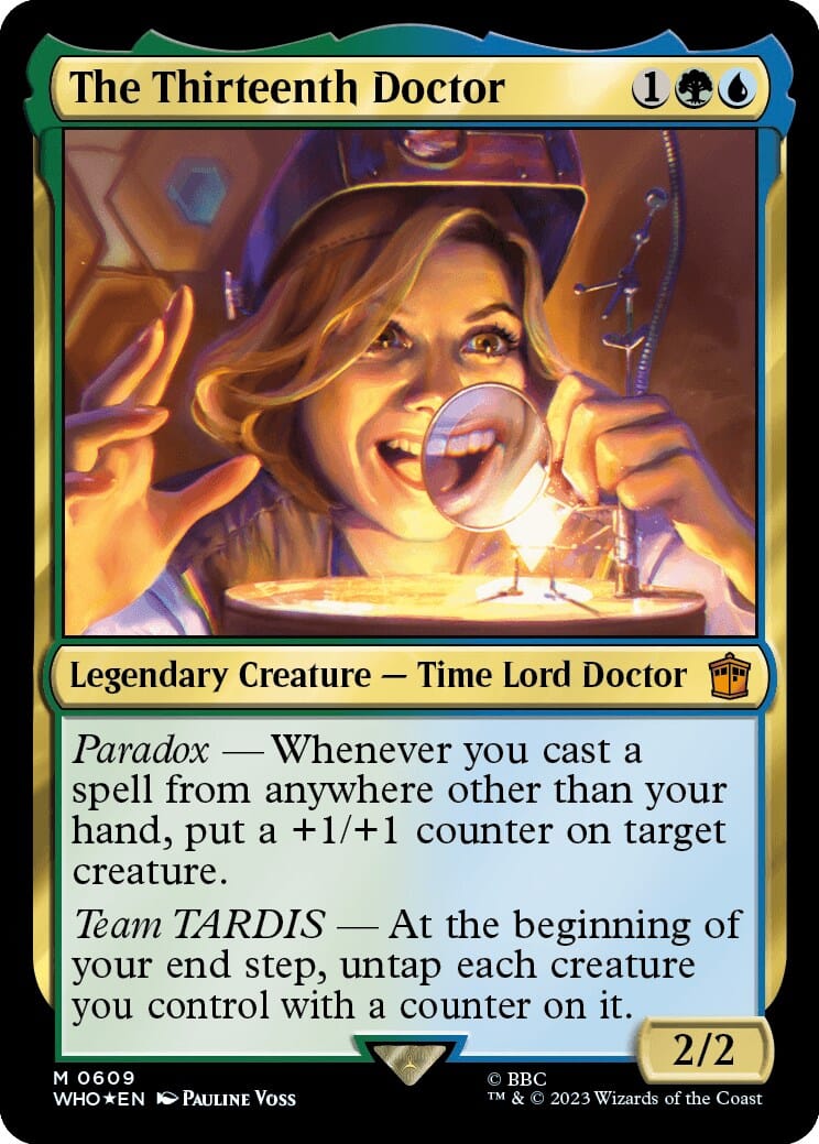 The Thirteenth Doctor (Surge Foil) [Doctor Who] MTG Single Magic: The Gathering  | Multizone: Comics And Games