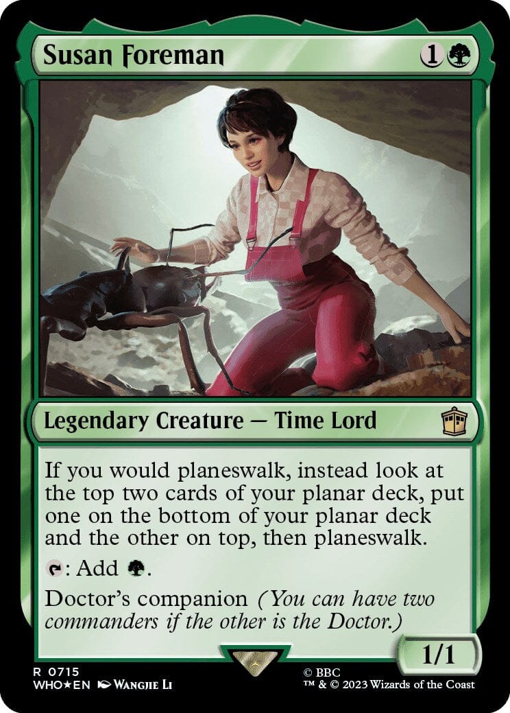 Susan Foreman (Surge Foil) [Doctor Who] MTG Single Magic: The Gathering  | Multizone: Comics And Games
