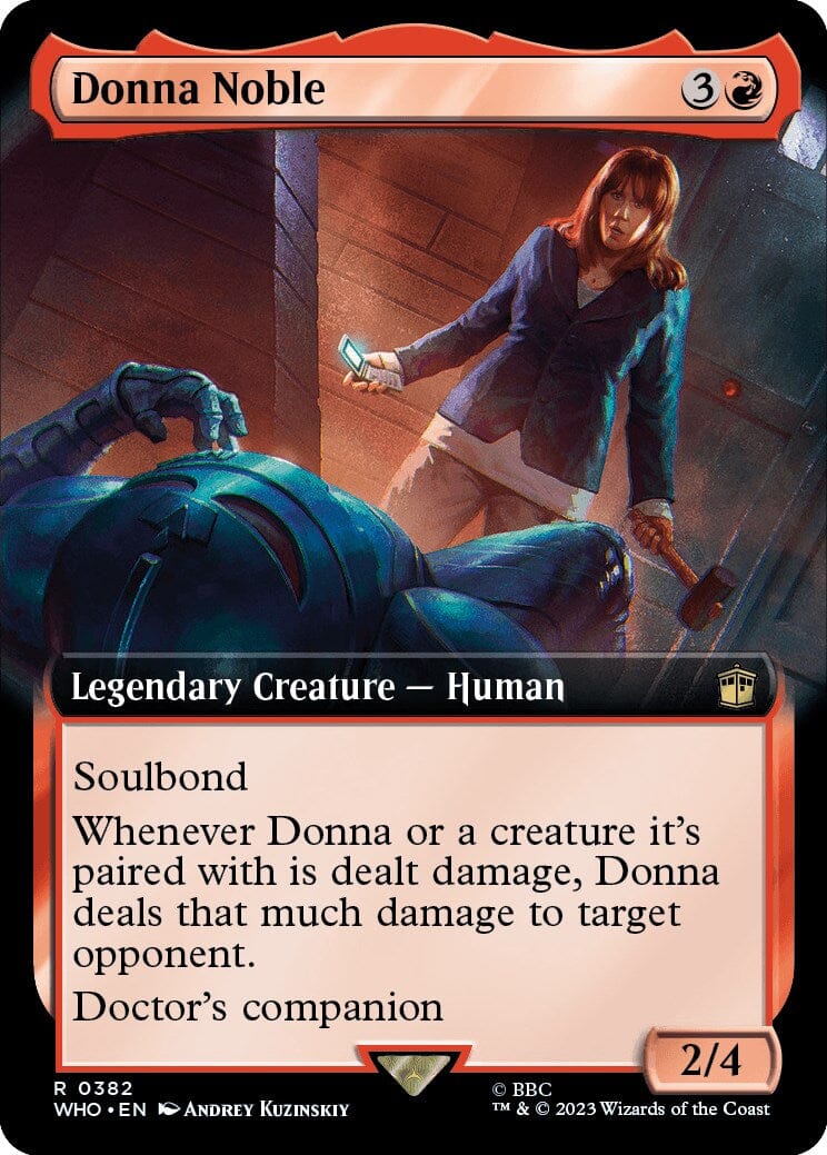 Donna Noble (Extended Art) [Doctor Who] MTG Single Magic: The Gathering  | Multizone: Comics And Games