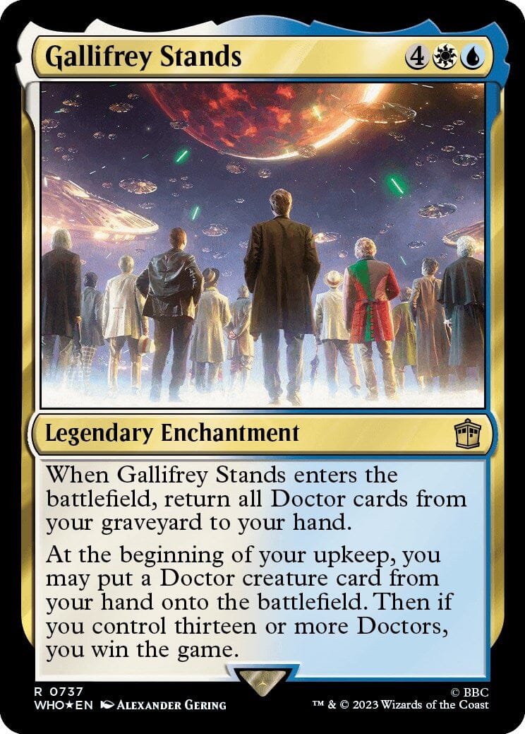 Gallifrey Stands (Surge Foil) [Doctor Who] MTG Single Magic: The Gathering  | Multizone: Comics And Games