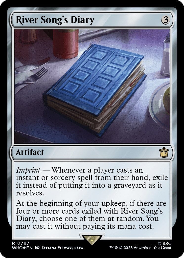 River Song's Diary (Surge Foil) [Doctor Who] MTG Single Magic: The Gathering  | Multizone: Comics And Games