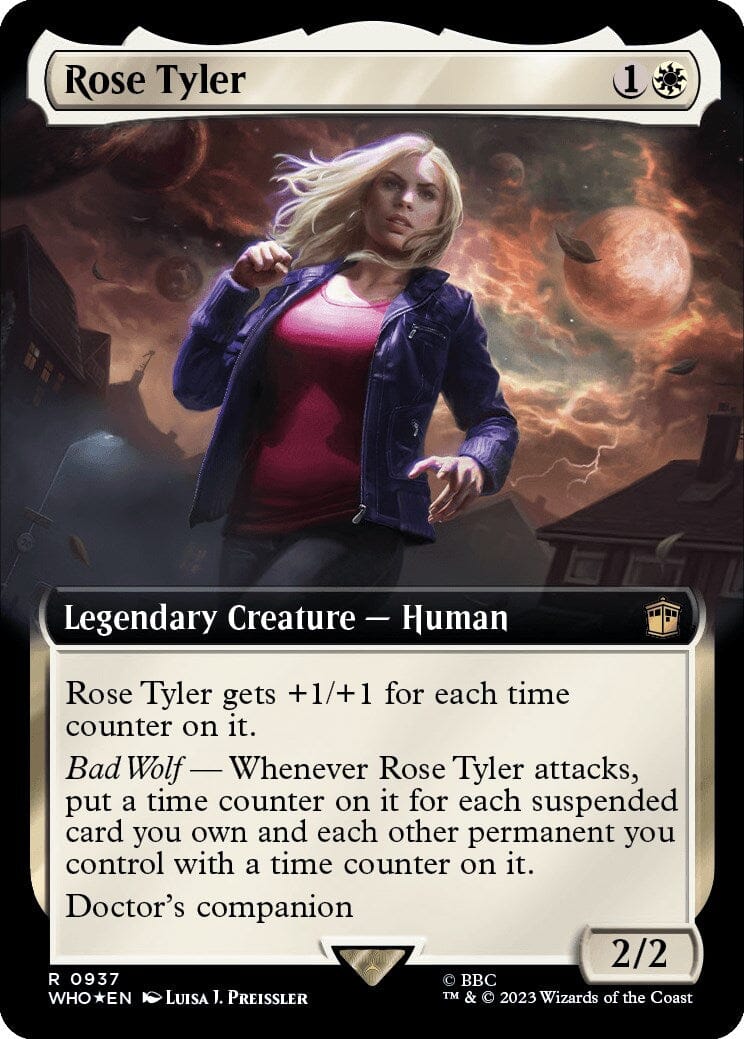 Rose Tyler (Extended Art) (Surge Foil) [Doctor Who] MTG Single Magic: The Gathering  | Multizone: Comics And Games