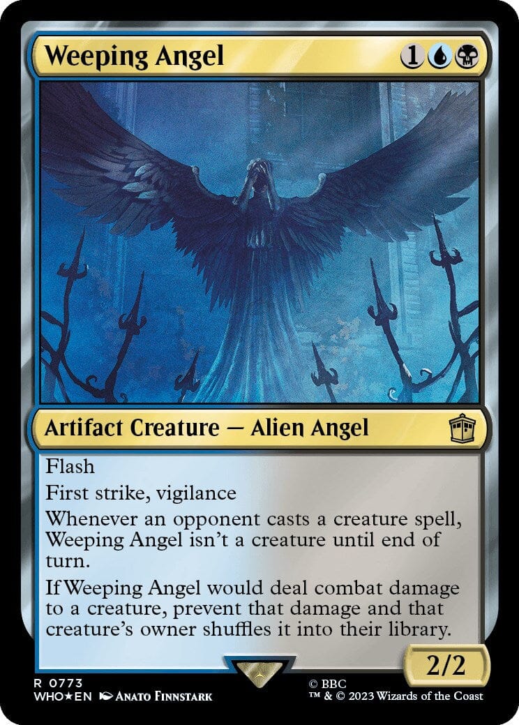 Weeping Angel (Surge Foil) [Doctor Who] MTG Single Magic: The Gathering  | Multizone: Comics And Games