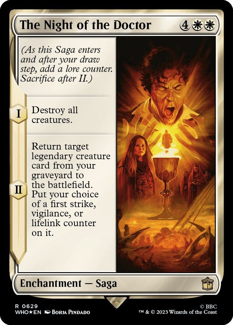 The Night of the Doctor (Surge Foil) [Doctor Who] MTG Single Magic: The Gathering  | Multizone: Comics And Games