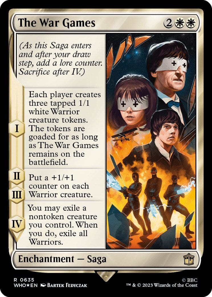 The War Games (Surge Foil) [Doctor Who] MTG Single Magic: The Gathering  | Multizone: Comics And Games