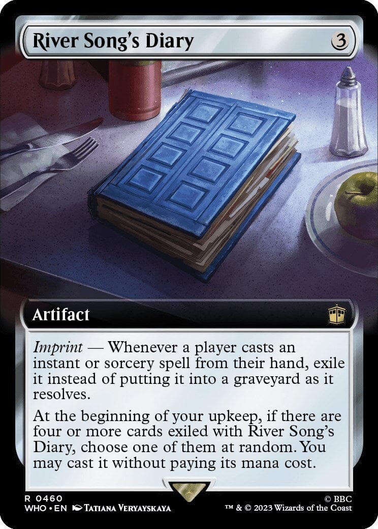River Song's Diary (Extended Art) [Doctor Who] MTG Single Magic: The Gathering  | Multizone: Comics And Games