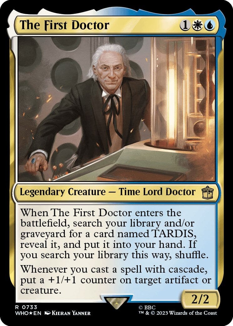 The First Doctor (Surge Foil) [Doctor Who] MTG Single Magic: The Gathering  | Multizone: Comics And Games