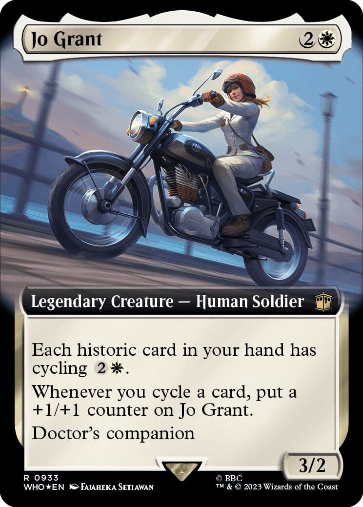Jo Grant (Extended Art) (Surge Foil) [Doctor Who] MTG Single Magic: The Gathering  | Multizone: Comics And Games