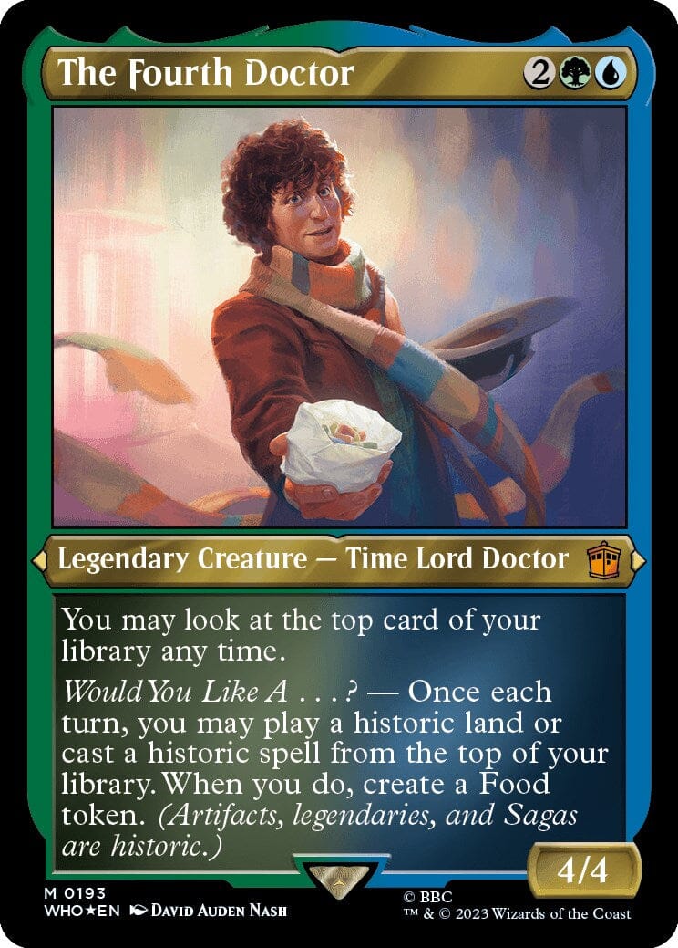The Fourth Doctor (Display Commander) [Doctor Who] MTG Single Magic: The Gathering  | Multizone: Comics And Games