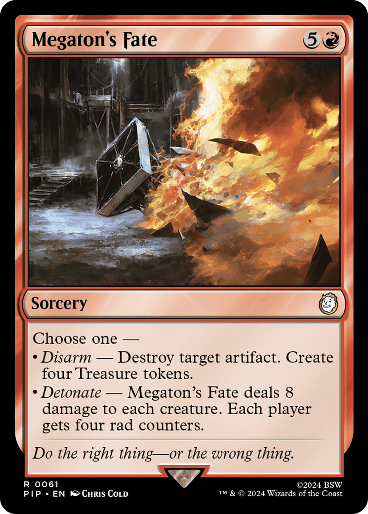 Megaton's Fate [Fallout] MTG Single Magic: The Gathering  | Multizone: Comics And Games