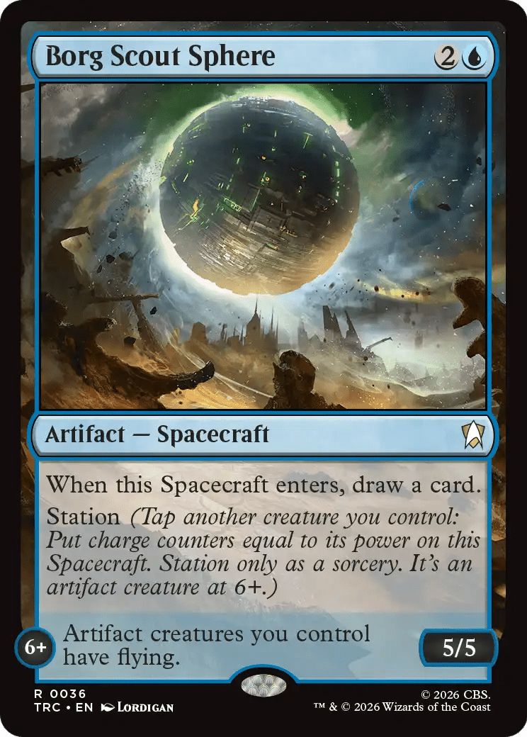 Borg Scout Sphere [Star Trek Commander] MTG Single Magic: The Gathering  | Multizone: Comics And Games