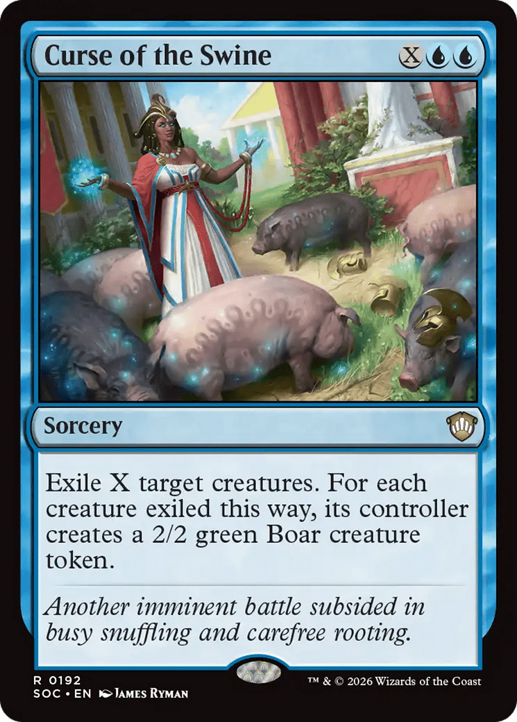 Curse of the Swine [Secrets of Strixhaven Commander] MTG Single Magic: The Gathering  | Multizone: Comics And Games