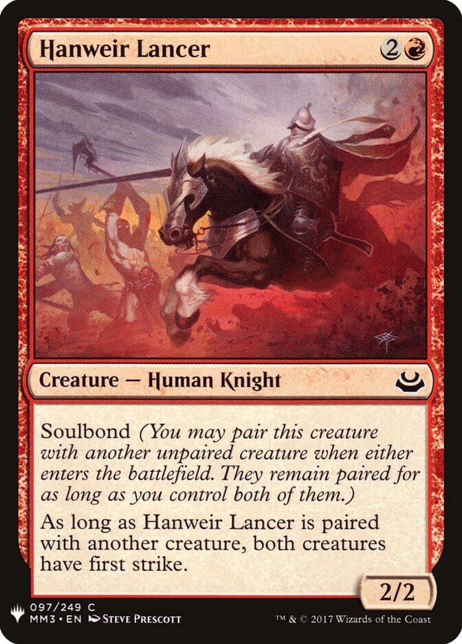 Hanweir Lancer [Mystery Booster] MTG Single Magic: The Gathering  | Multizone: Comics And Games