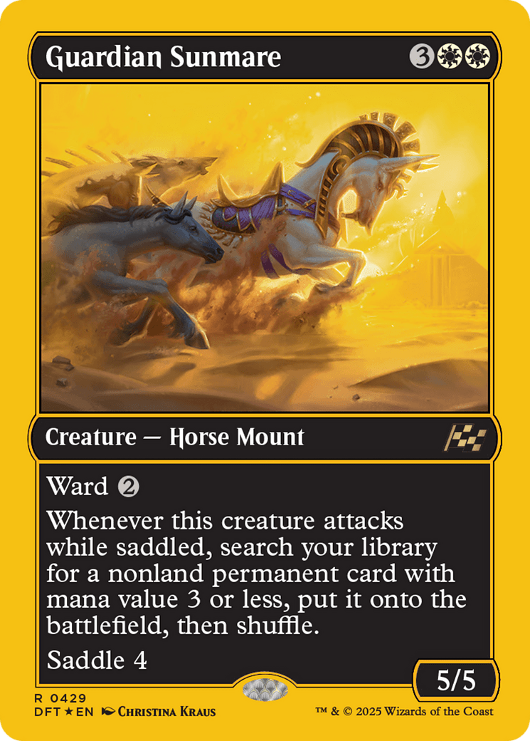 Guardian Sunmare (First-Place Foil) [Aetherdrift] MTG Single Magic: The Gathering  | Multizone: Comics And Games