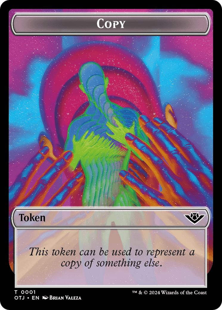 Copy Token [Outlaws of Thunder Junction Tokens] MTG Single Magic: The Gathering  | Multizone: Comics And Games
