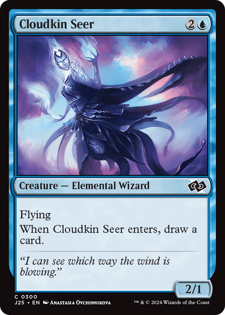 Cloudkin Seer [Foundations Jumpstart] MTG Single Magic: The Gathering  | Multizone: Comics And Games