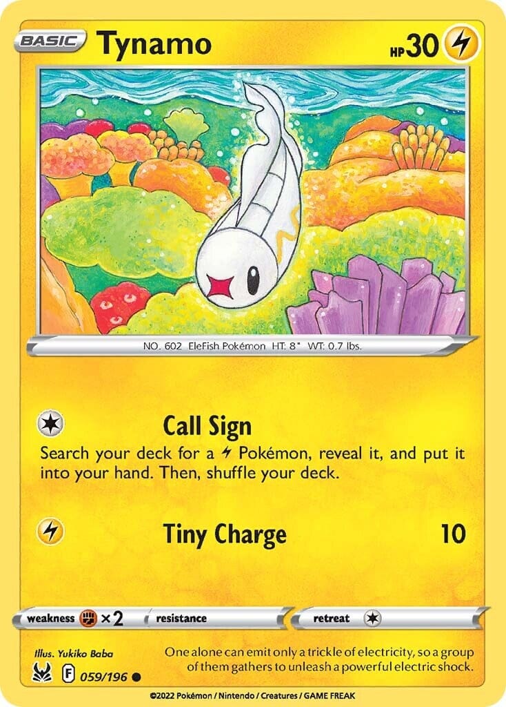 Tynamo (059/196) [Sword & Shield: Lost Origin] Pokemon Single Pokémon  | Multizone: Comics And Games