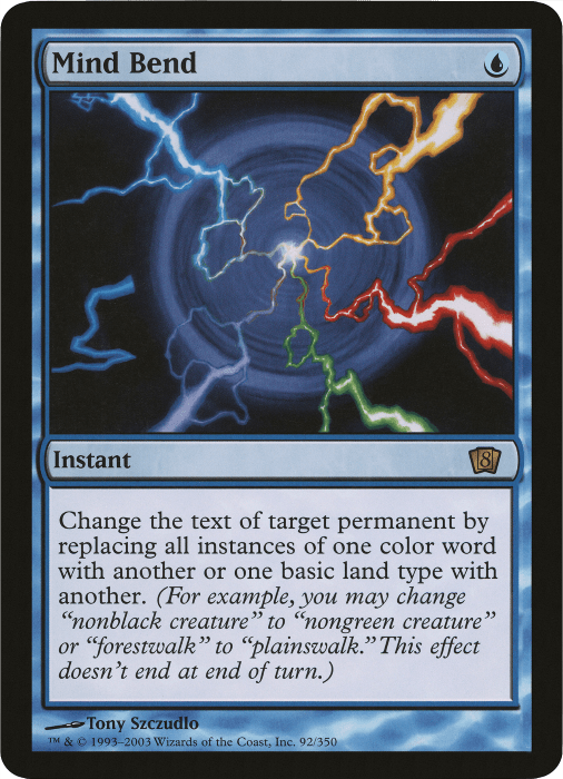Mind Bend (Oversized) [Eighth Edition Box Topper] MTG Single Magic: The Gathering  | Multizone: Comics And Games