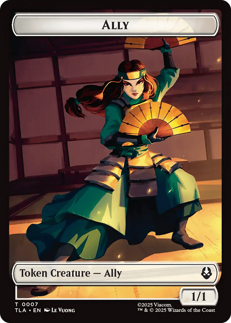 Ally (0007) // Spirit Double-Sided Token [Avatar: The Last Airbender Tokens] MTG Single Magic: The Gathering  | Multizone: Comics And Games