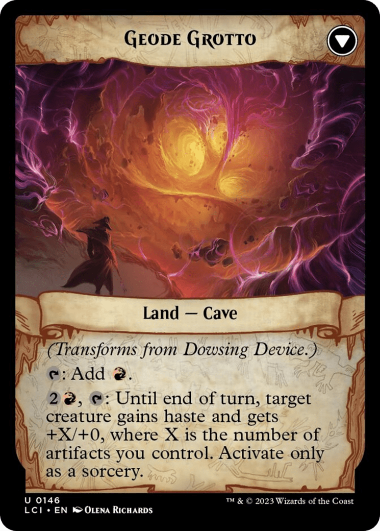 Dowsing Device // Geode Grotto [The Lost Caverns of Ixalan] MTG Single Magic: The Gathering  | Multizone: Comics And Games