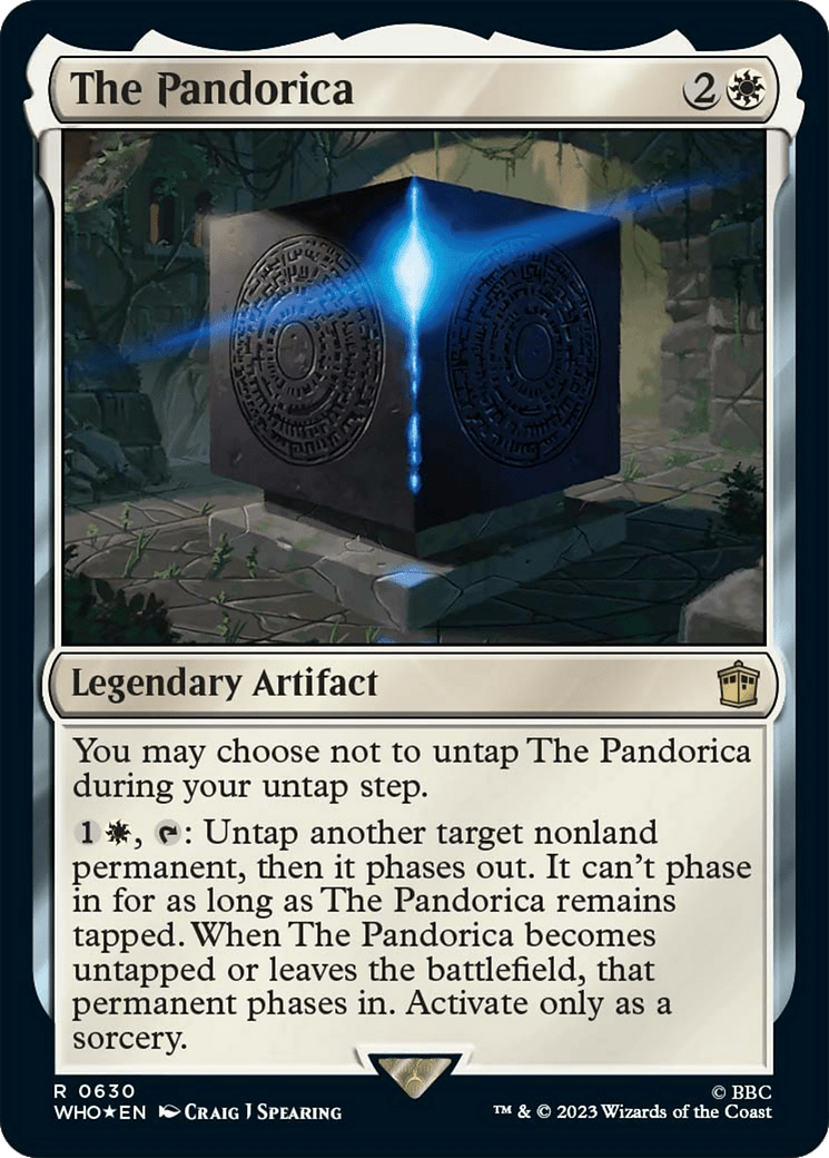 The Pandorica (Surge Foil) [Doctor Who] MTG Single Magic: The Gathering  | Multizone: Comics And Games