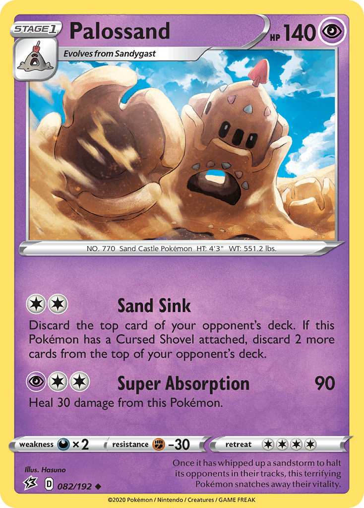 Palossand (082/192) [Sword & Shield: Rebel Clash] Pokemon Single Pokémon  | Multizone: Comics And Games