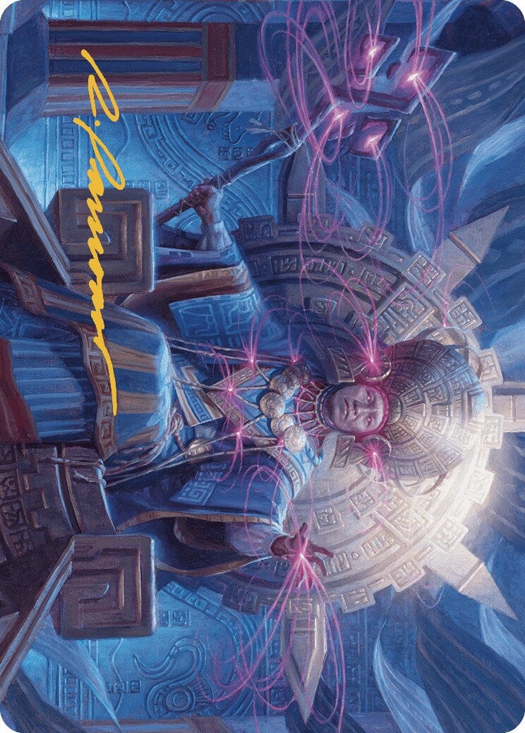Akal Pakal, First Among Equals Art Card (8/81) (Gold-Stamped Signature) [The Lost Caverns of Ixalan Art Series] MTG Single Magic: The Gathering  | Multizone: Comics And Games
