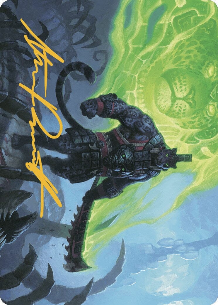 Malamet Veteran Art Card (Gold-Stamped Signature) [The Lost Caverns of Ixalan Art Series] MTG Single Magic: The Gathering  | Multizone: Comics And Games