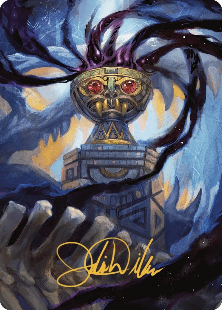 Chalice of the Void Art Card (Gold-Stamped Signature) [The Lost Caverns of Ixalan Art Series] MTG Single Magic: The Gathering  | Multizone: Comics And Games