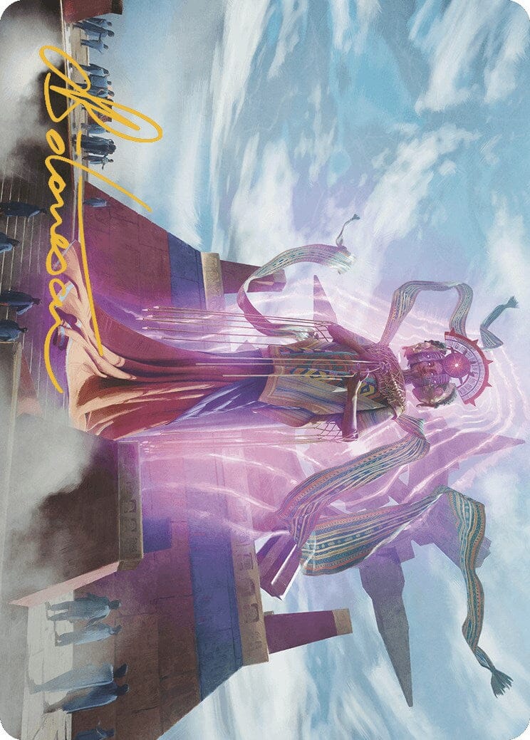 Ojer Taq, Deepest Foundation Art Card (4/81) (Gold-Stamped Signature) [The Lost Caverns of Ixalan Art Series] MTG Single Magic: The Gathering  | Multizone: Comics And Games