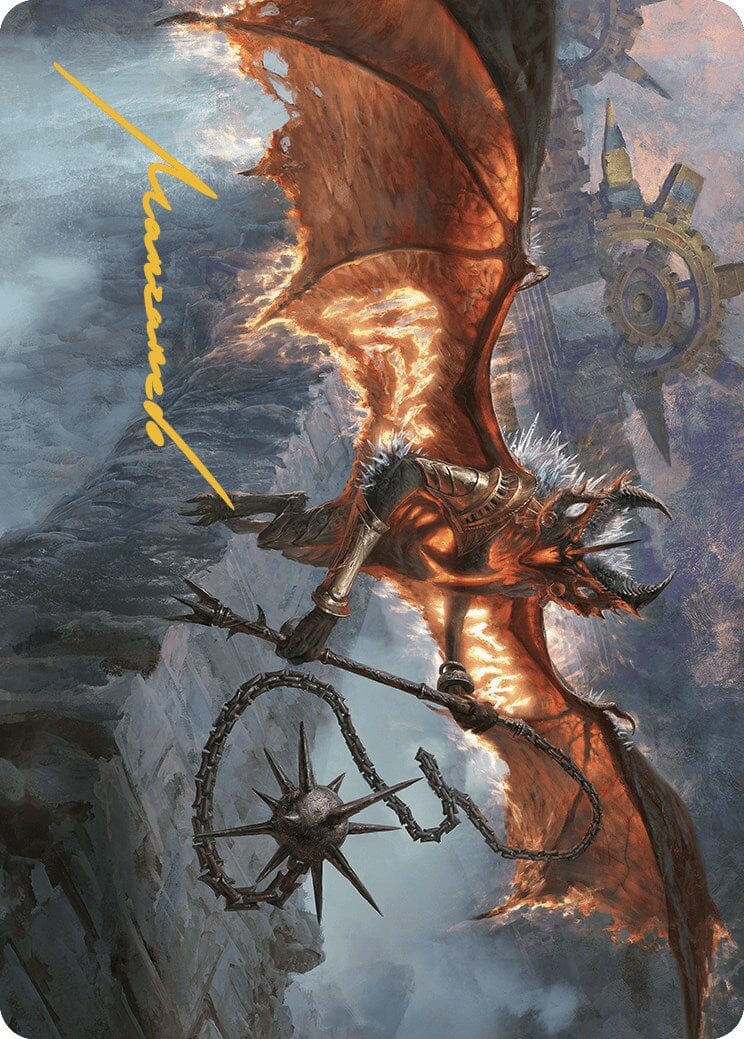 Bloodletter of Aclazotz Art Card (15/81) (Gold-Stamped Signature) [The Lost Caverns of Ixalan Art Series] MTG Single Magic: The Gathering  | Multizone: Comics And Games