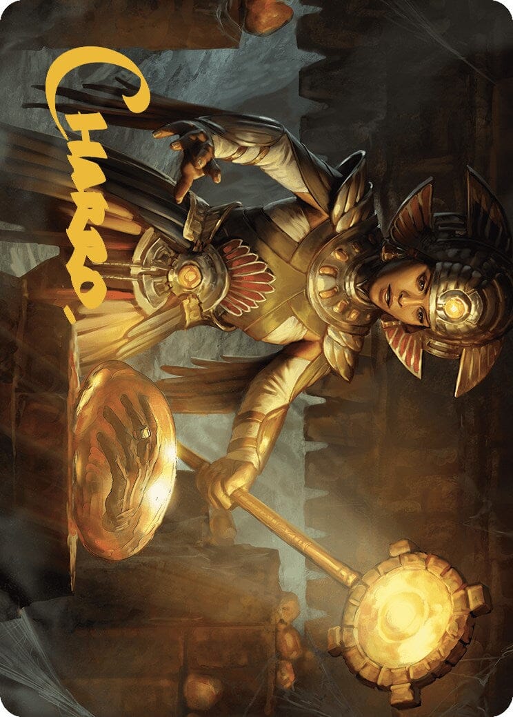 Curator of Sun's Creation Art Card (Gold-Stamped Signature) [The Lost Caverns of Ixalan Art Series] MTG Single Magic: The Gathering  | Multizone: Comics And Games