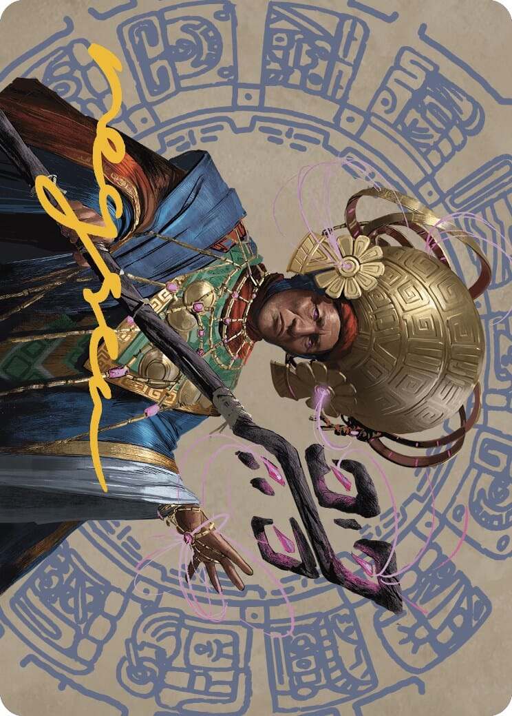 Akal Pakal, First Among Equals Art Card (46/81) (Gold-Stamped Signature) [The Lost Caverns of Ixalan Art Series] MTG Single Magic: The Gathering  | Multizone: Comics And Games