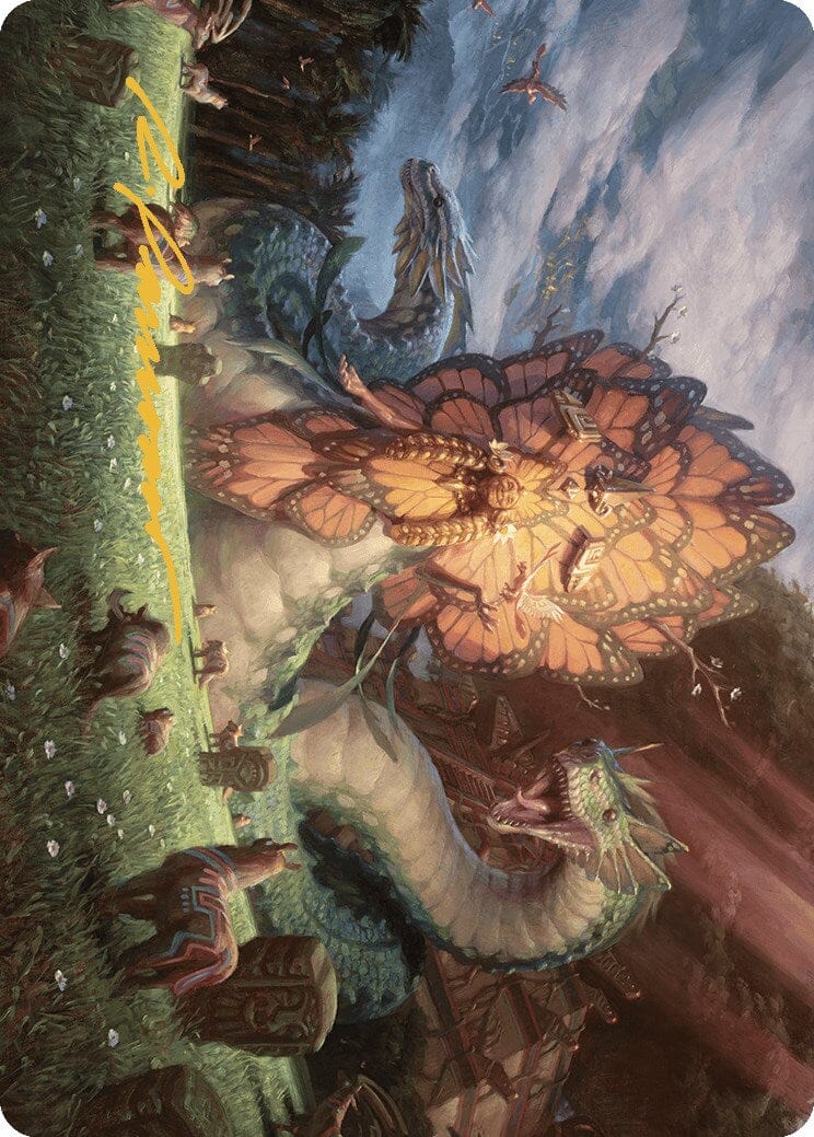 Ojer Kaslem, Deepest Growth Art Card (30/81) (Gold-Stamped Signature) [The Lost Caverns of Ixalan Art Series] MTG Single Magic: The Gathering  | Multizone: Comics And Games
