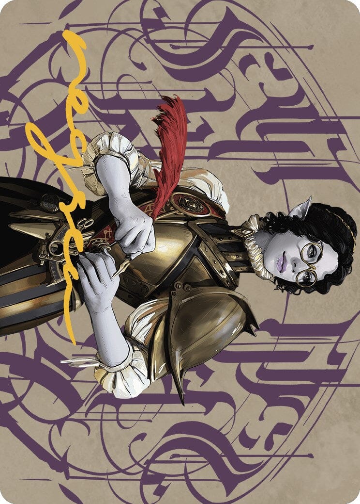 Amalia Benavides Aguirre Art Card (48/81) (Gold-Stamped Signature) [The Lost Caverns of Ixalan Art Series] MTG Single Magic: The Gathering  | Multizone: Comics And Games
