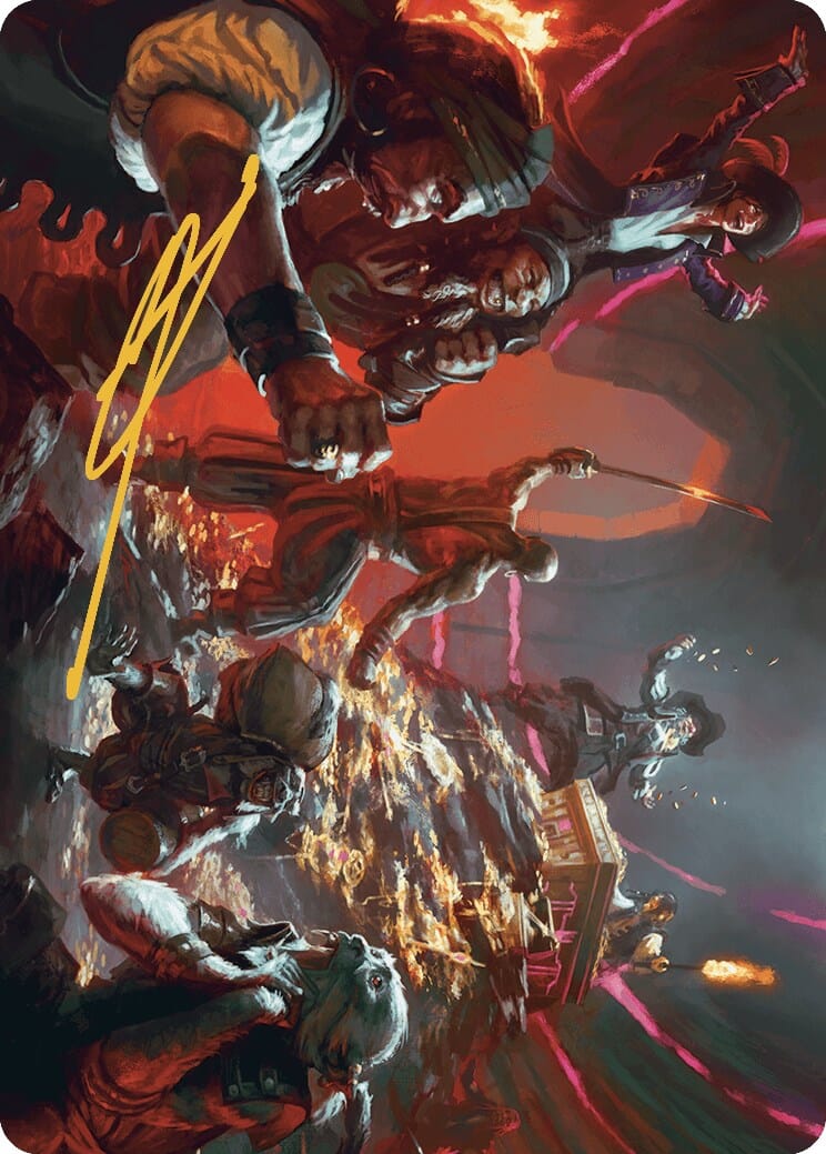 Hit the Mother Lode Art Card (Gold-Stamped Signature) [The Lost Caverns of Ixalan Art Series] MTG Single Magic: The Gathering  | Multizone: Comics And Games