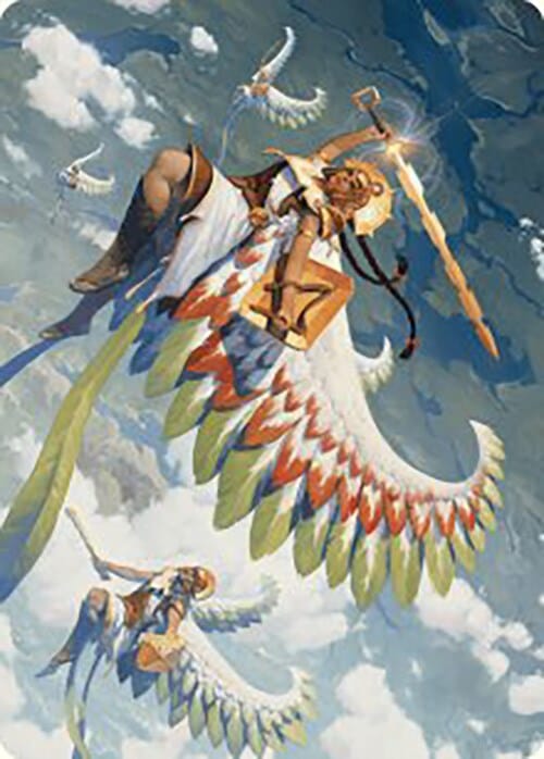Resplendent Angel Art Card (5/81) [The Lost Caverns of Ixalan Art Series] MTG Single Magic: The Gathering  | Multizone: Comics And Games