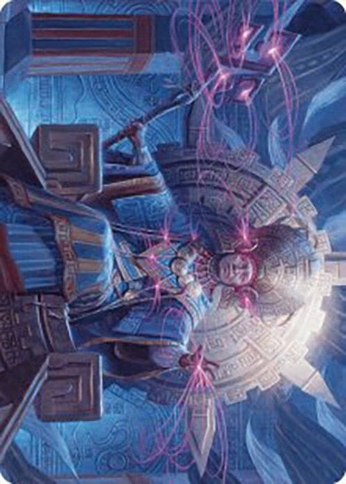 Akal Pakal, First Among Equals Art Card (8/81) [The Lost Caverns of Ixalan Art Series] MTG Single Magic: The Gathering  | Multizone: Comics And Games