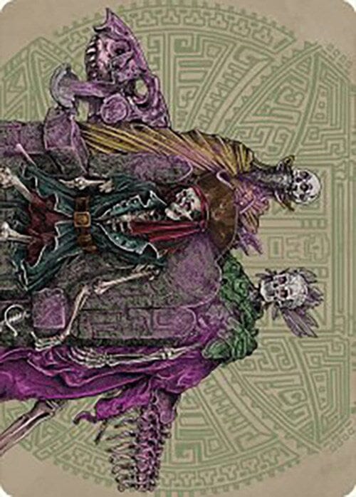 Throne of the Grim Captain Art Card [The Lost Caverns of Ixalan Art Series] MTG Single Magic: The Gathering  | Multizone: Comics And Games