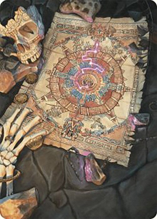 Map Token Art Card [The Lost Caverns of Ixalan Art Series] MTG Single Magic: The Gathering  | Multizone: Comics And Games