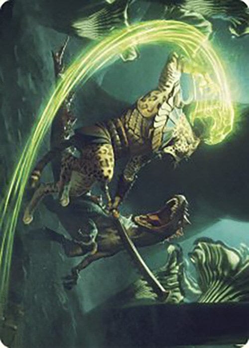 Contest of Claws Art Card [The Lost Caverns of Ixalan Art Series] MTG Single Magic: The Gathering  | Multizone: Comics And Games
